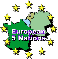 European 5 Nations toernooi logo